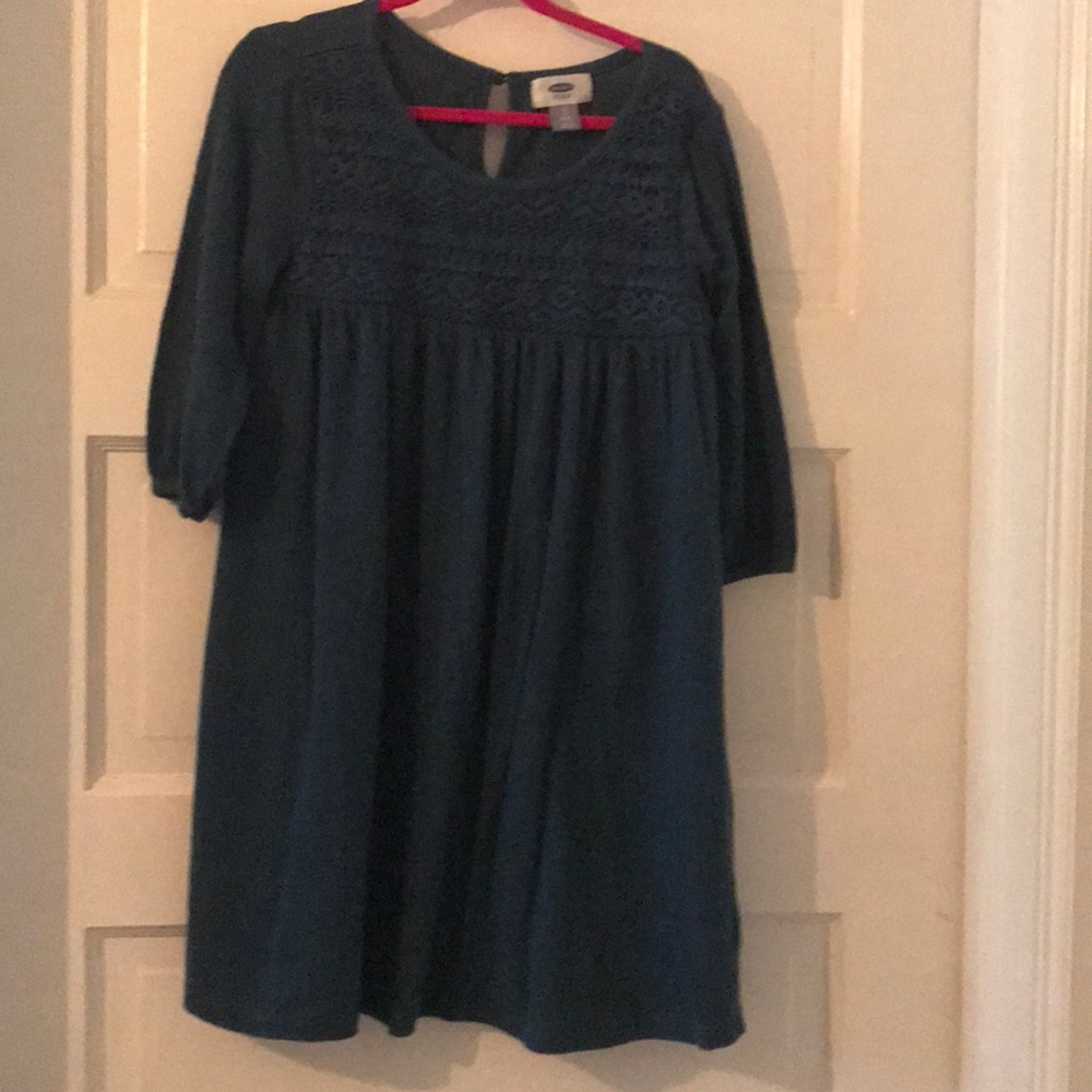 Bluish-Green Dress